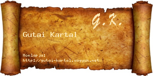 Gutai Kartal névjegykártya